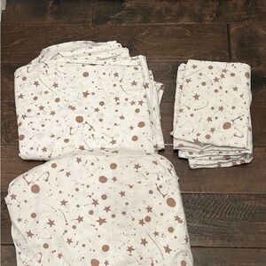 Pottery Barn Teen Starry Night Organic Queen Bedding Set